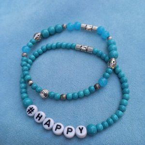 Affirmation Bracelet-#Happy